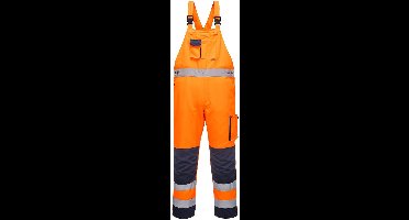 Portwest Dijon Hi-Vis Amerikaanse Overall TX52 - Oranje/Marine - M