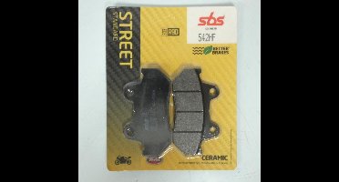 Plaquette de frein SBS pour Moto Honda 1100 GL Goldwing 1982 à 1983 542HF Neuf