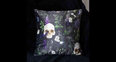 Something Different - 35cm Square Venom & Vines Print Kussen - Multicolours