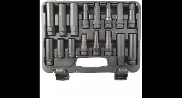 Wielslotbout dopsleutelset 16-delig-Slotbout-wielen