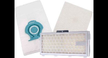 Kleanburg® 7-delige set – alternatieve stofzuigerzakken + HEPA filter + motorfilter – geschikt voor Miele HyClean Pure TU & CO / Guard S1, L1, M1 – niet origineel