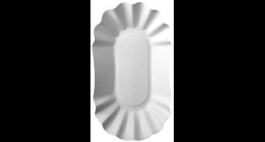 250 Schalen, karton pure ovaal 9 cm x 16 cm x 3 cm wit