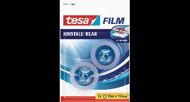 Tesa Plakband Kristalhelder, 2 Rollen, 19 mm x 10 m