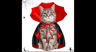 Huisdier Halloweenkostuum - Huisdier Halloween Cape - Halloween decoratie - Halloween Kostuums Geschikt Voor Kat en Hond - Halloween-kostuumset Geschikt Voor huisdieren - eenheidsmaat