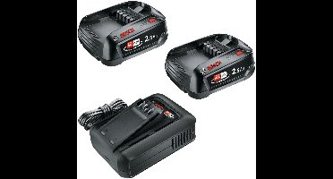 Bosch Startset 18 V 2x PBA 18V 2.5Ah W-C accu + AL 18V-44 lader ( 1600A031X0 )
