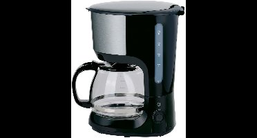 alpina Koffiezetapparaat Filterkoffie 750 W - Koffiemachine met Herbruikbare Koffiezet Filter - Koffiemachine met 1,25 L Glazen Kan - 10 Kopjes Koffie per Keer - Anti-Druppel Koffiemaker