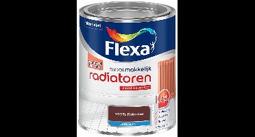 Flexa - Mooi Makkelijk Radiatoren Zijdeglans - 100% Rabarber - Mengverf - 0.75 L