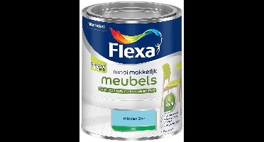 Flexa - mooi makkelijk meubels mat - Midden Zee - Mengverf - 0.75 L