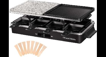 Russell Hobbs Multi Raclette 3-in-1 8 personen 1400 W Zwart