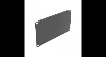 10 ″ netwerkkast Blind Cover 3U zwart
