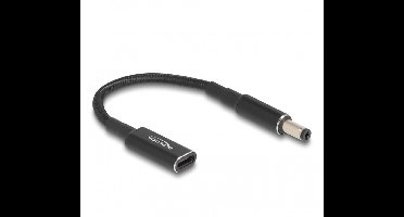 USB-C naar notebook laadadapter | 5,5 x 2,1mm | 0,15 meter