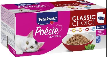 Vitakraft - Big Pack Poesie Classique MSC, 2 X 85g x 40st