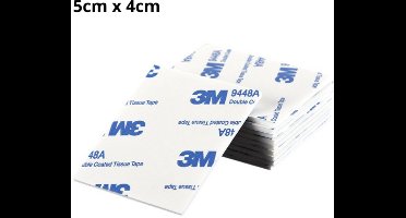 3M dubbelzijdig zelfklevende witte montage stickers | tape | plakband | foampad | 10 stuks | 5cm x 4cm