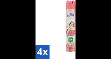 4 x At Home - Scents - Luchtverfrisser - Vanilla & Magnolia - Verwijdert Vieze Geurtjes - 400 ml - Luchtverfrisser - Geur Neutraliseren - Geurtjes Verwijderen - Geur Verspreiding - Vanille En Magnolia