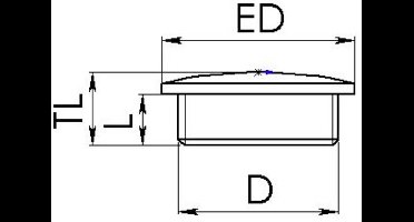 Wiska 10063153 EMVS 20 Blindstop Slagvast M20 Metaal Natuur 100 stuk(s)