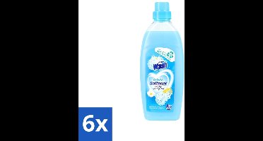 6 x At Home - Wash - Wasverzachter - Lovely Springtime - 20 Wasbeurten - Wasverzachter - Wasverzachter Voor Kleding - Wasverzachter Voor Alle Stoffen - Wasverzachter Fris - Wasverzachter Geur