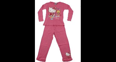 Hello Kitty Pyjama Roze | Maat 110 | Lange mouw | 100% katoen
