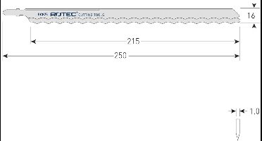DECOUPEERZAAGBLAD DC875 / T1013AWP