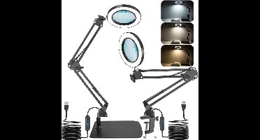DailySupplies® Loeplamp met Standaard - Lamp met Led Verlichting