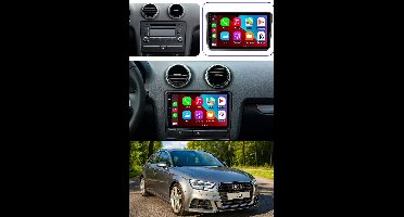 ADIVOX T4 9 inch geschikt voor Audi A3/S3/RS3 2007-2012 CarPlay/Auto/Wifi/DSP/RDS/5G/QLED/DAB+
