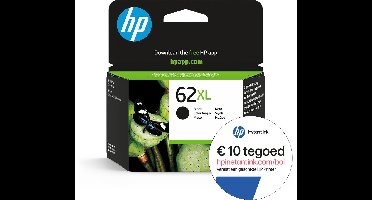HP 62XL - Inktcartridge - Origineel - Hoge capaciteit - Zwart + Instant Ink tegoed