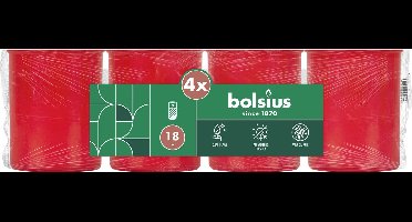 Bolsius Navulling 4X Nr40 Rood (1 stuk)