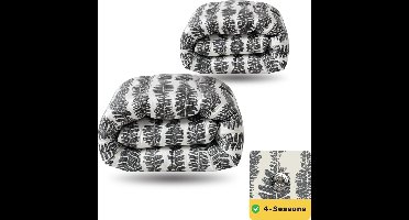 Zelesta Wonderbed Savanna Feather 140x200 - Dekbed zonder overtrek - 4 Seizoenen Dekbed - Wasbaar dekbed - Hoesloos dekbed - 2 in 1 Dekbed