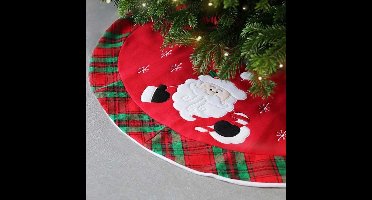 Unique Living - Kerstboomrok Mickel - 90x90cm - Rood