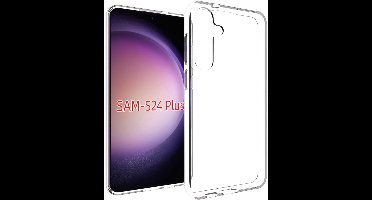 Fonu Transparant siliconen Geschikt Voor Samsung S24 Plus hoesje