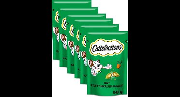 Catisfactions Kattensnoepjes - Catnip Snacks - Kattenkruid - 6x60g