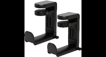 Premium Verstelbare Hoofdtelefoon Stand - Hoofdtelefoon Houder met Kabel Organizer voor Gaming en PC