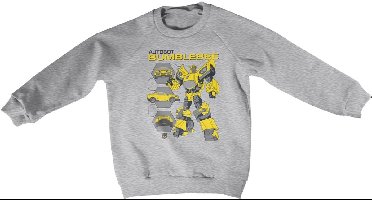 Transformers Kinder Autobot Kids Sweatshirt HSB-31-TF1201-DTF555 HeatherGrey-10 Jahre