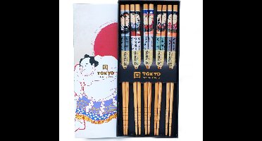 Tokyo Design Studio – Eetstokjes Giftbox – Japan SUMO – 5 stuks