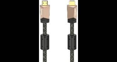 Hama Premium HDMI™-kabel Met Ethernet Conn. - Conn. Ferriet Metaal 1,5 M