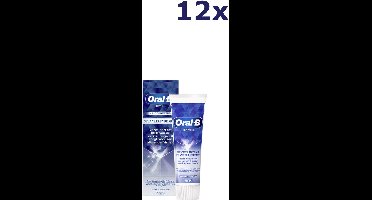 12x Oral-B Tandpasta – 3D White Sparkling Mint 75 ml