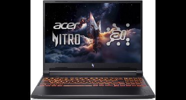 Acer Nitro V 16 AI ANV16-42-R5H1 - CoPilot+ PC - Gaming Laptop - 16 inch 180Hz - AMD Ryzen 7 - 16GB - 1TB SSD - RTX5060