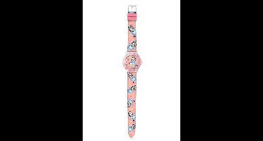 Bluey Leren Horloge met Roze Band