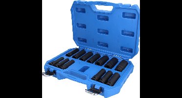 BRILLIANT TOOLS 1/2" inbusset zeskant 13 st. lang 10 - 24 mm...