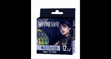 Wednesday Wasco-krijtjes Rond - 12 Kleuren - 8/90 mm