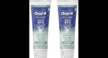 Oral-B Tandpasta - 3D White Soft Mint - 2 x 75 ml