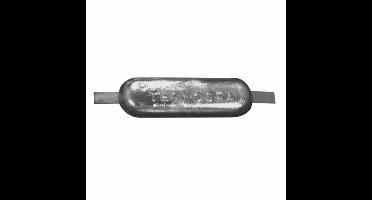 Tecnoseal Romp anode met lasstrip alu, 120mm 0,6 kg