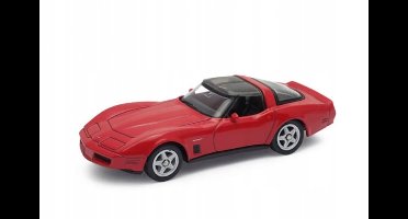 Welly Chevrolet Corvette 1982 Modelauto - Rood (1:60)