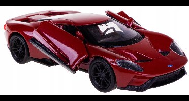 Ford GT 2017 Model Auto Metaal Welly 1:34/39 Bordeaux Rood