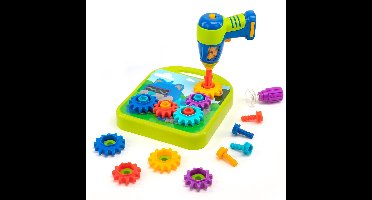 Learning Resources STEM speelgoed Design & Drill Gears Workshop bouwset.