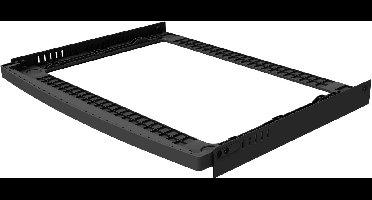 Inventum STK01B stapelkit - Wasmachine en Droger - Tussenstuk - Maximale breedte 59,5 cm - Zwart