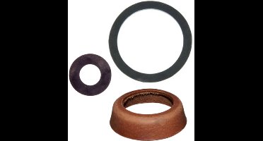 Deltaline Revisieset Handpomp NP75 - zwengelpomp onderdelen leer & rubber - 3-delig