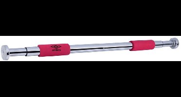 Umbro Pull-Up Bar - Optrekstang - Max.100 KG - Verstelbaar 62 tot 100 CM - Wand en Deurpost Montage 62-85 CM - Foam Handgrepen
