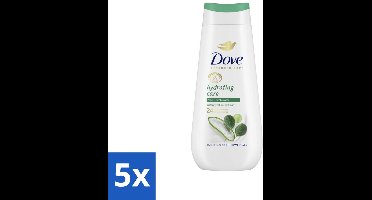 5 x Dove Douchecrème - Hydrating Care - Aloe Vera - 225 ml - Douchegel - Hydraterende Douchegel - Aloë Vera - Berkenwater - Droge Huid