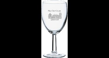 Gegraveerde wijnglas 24,5cl Ljouwert