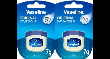 Vaseline Lip Therapy 7G Das Original | Pflegender Lippenbalsam für optimale Feuchtigkeit | (Original (2er Pack))